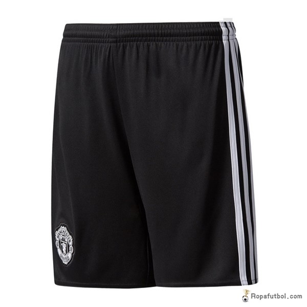 Pantalones Manchester United Replica Segunda Ropa 2017/18 Negro